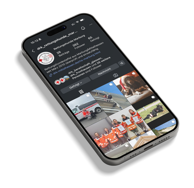 Instagram DRK Rettungshunde Marburg Instagram DRK Rettungshunde Marburg