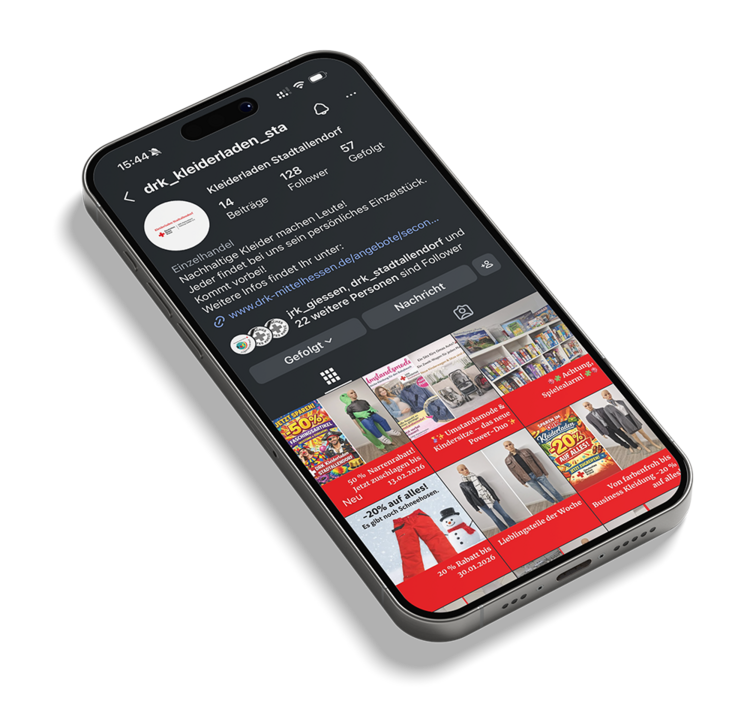 Instagram DRK-Kleiderladen Stadtallendorf Instagram DRK-Kleiderladen Stadtallendorf